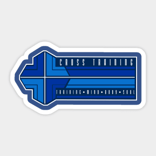 Cross training-Blue Sticker